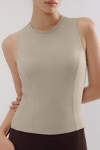 a grey tank
