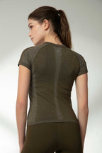 back of green T-Shirt