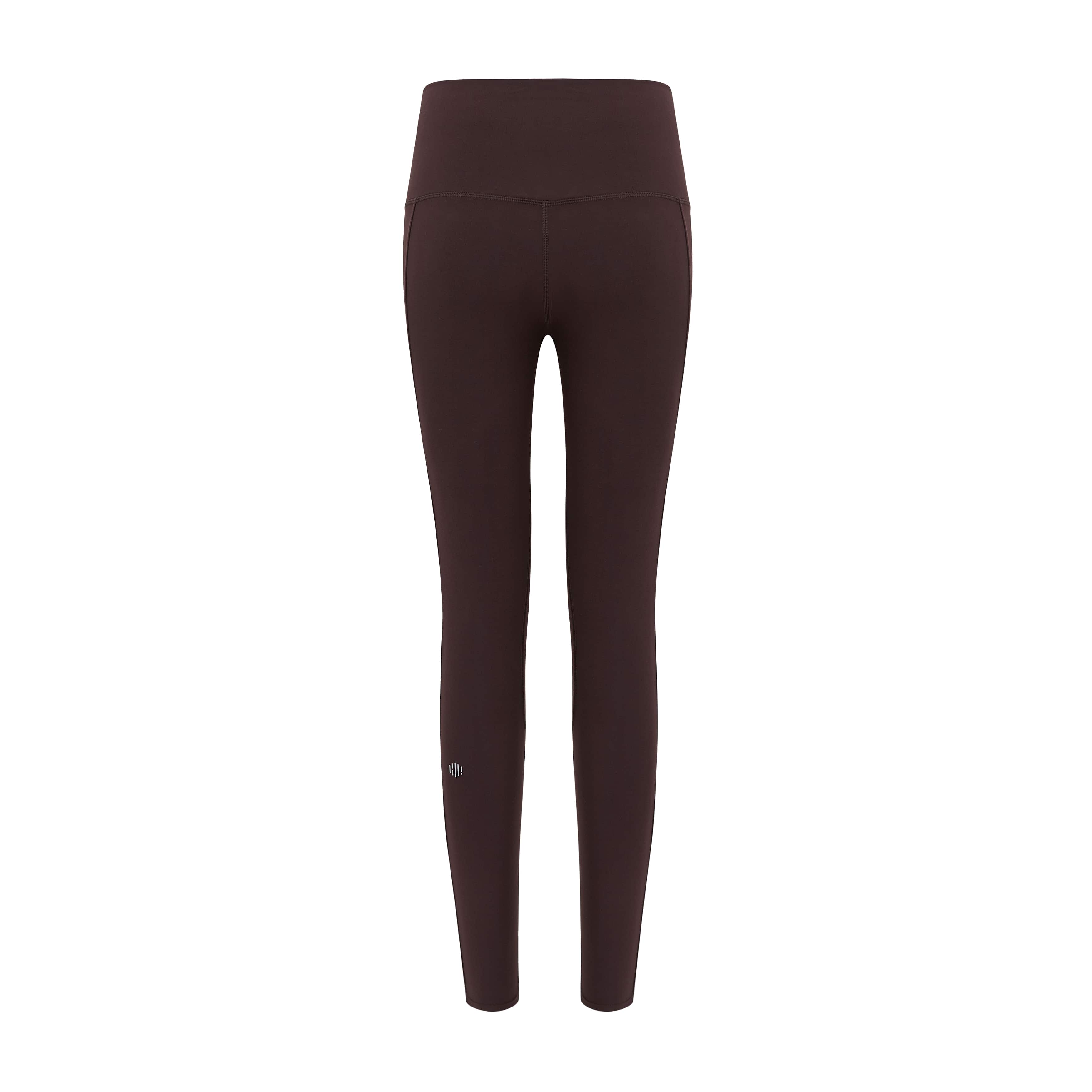 back of brown leggings