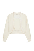 white cardigan