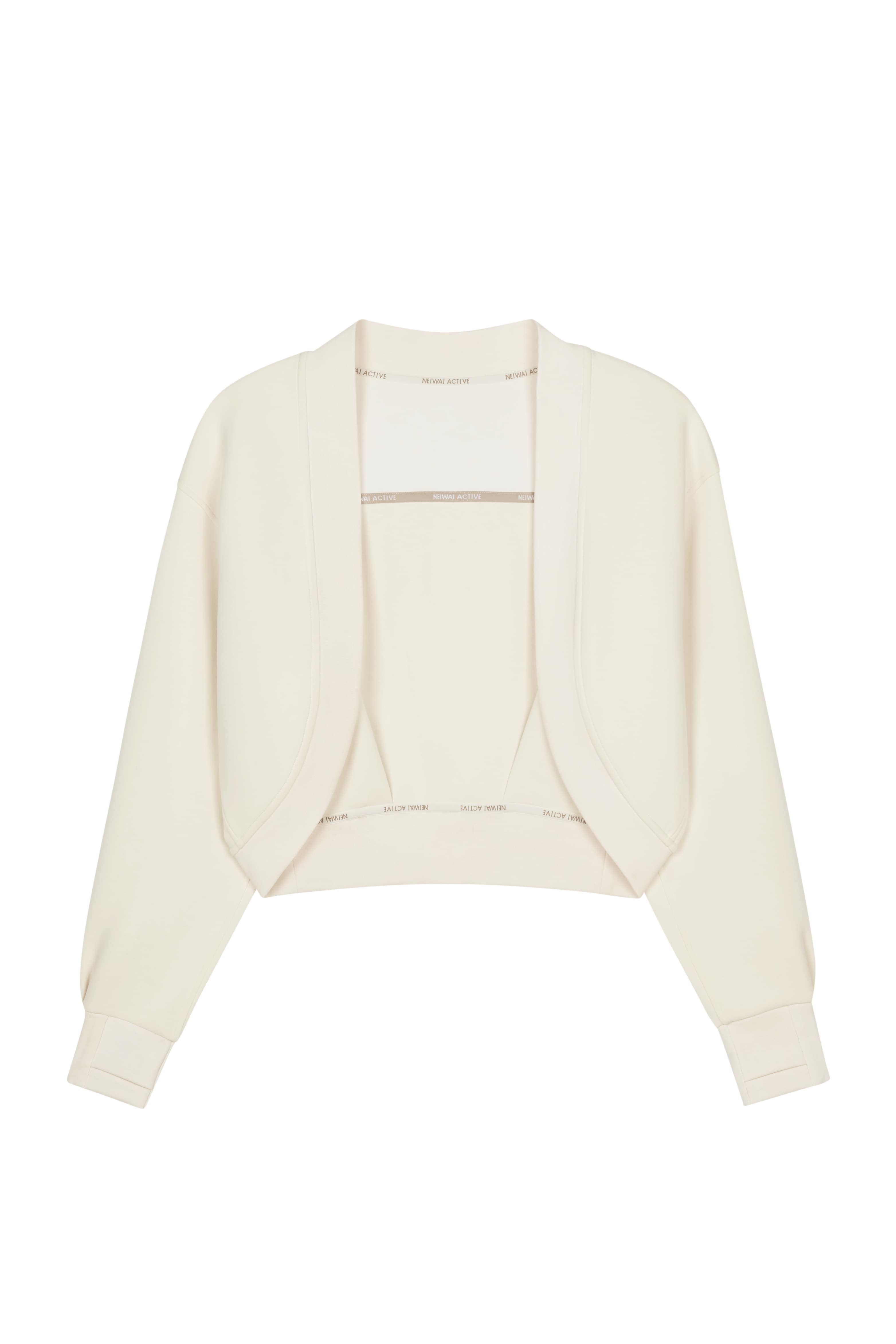 white cardigan