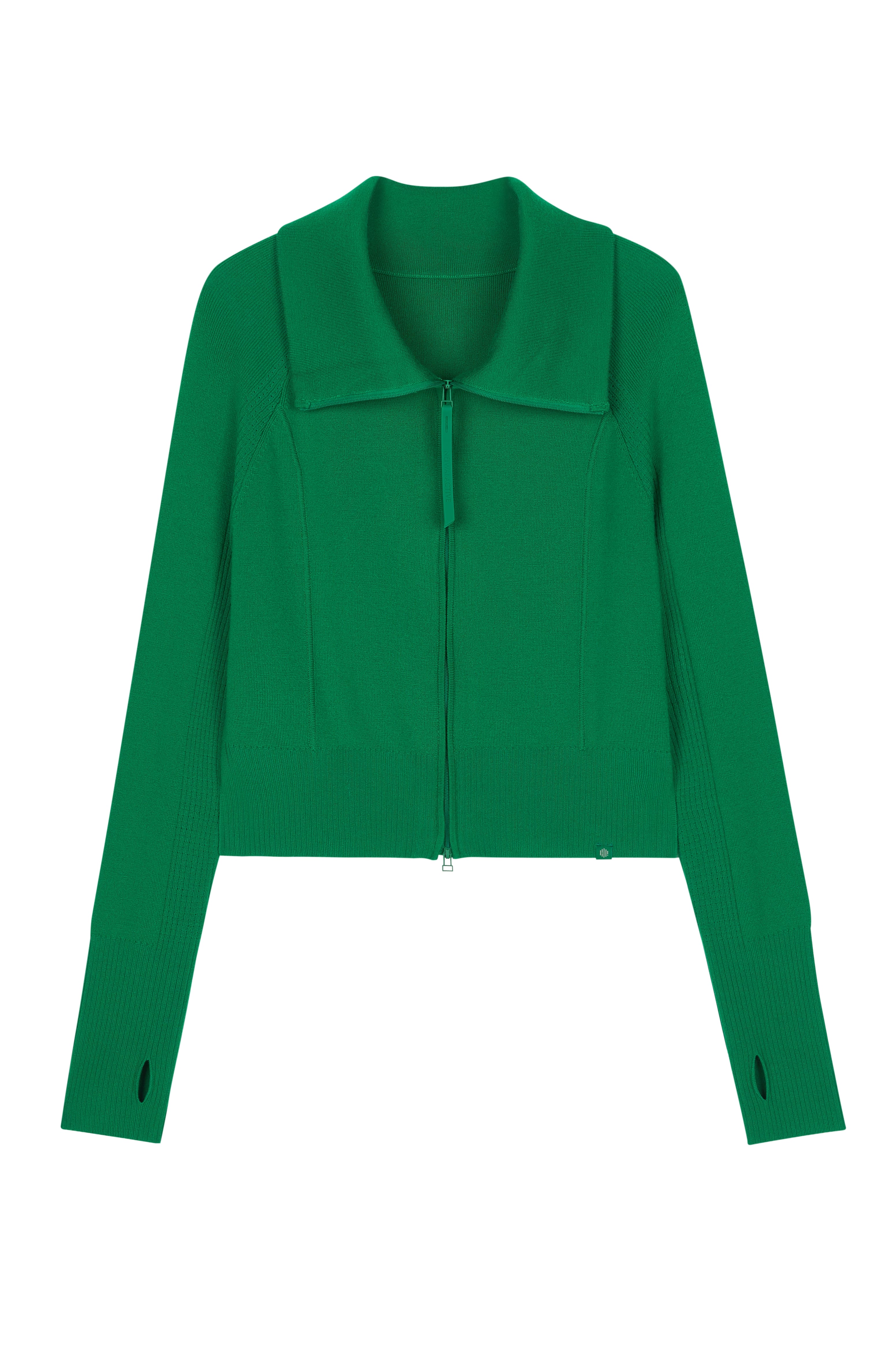 green cardigan 
