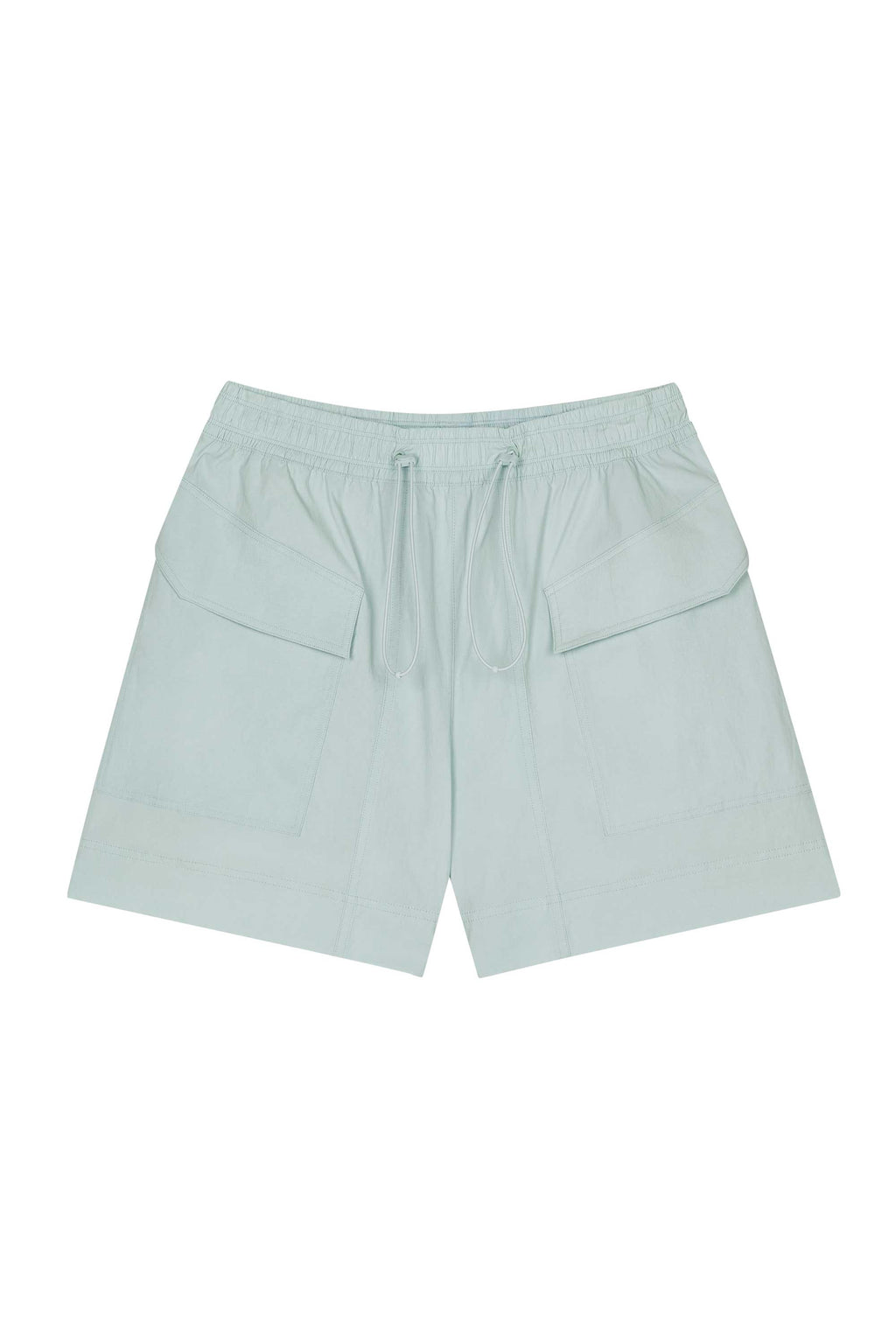 blue shorts