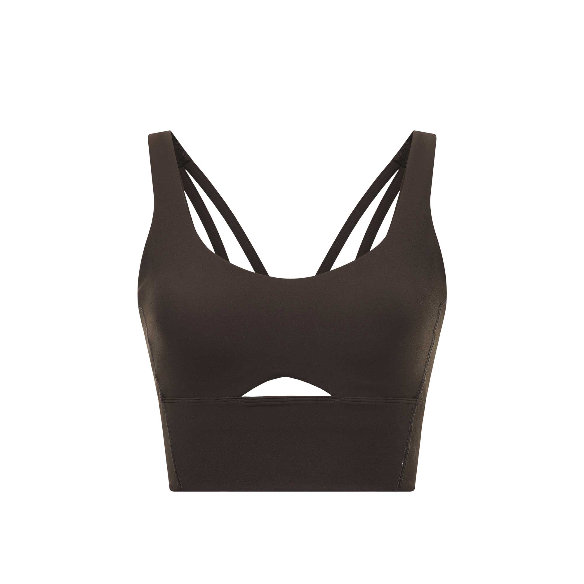 black sports bra
