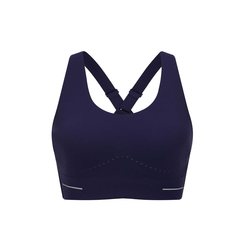 blue sports bra