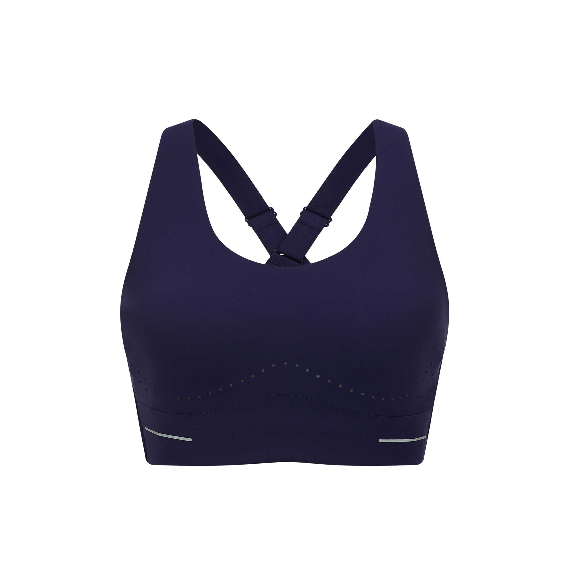 blue sports bra