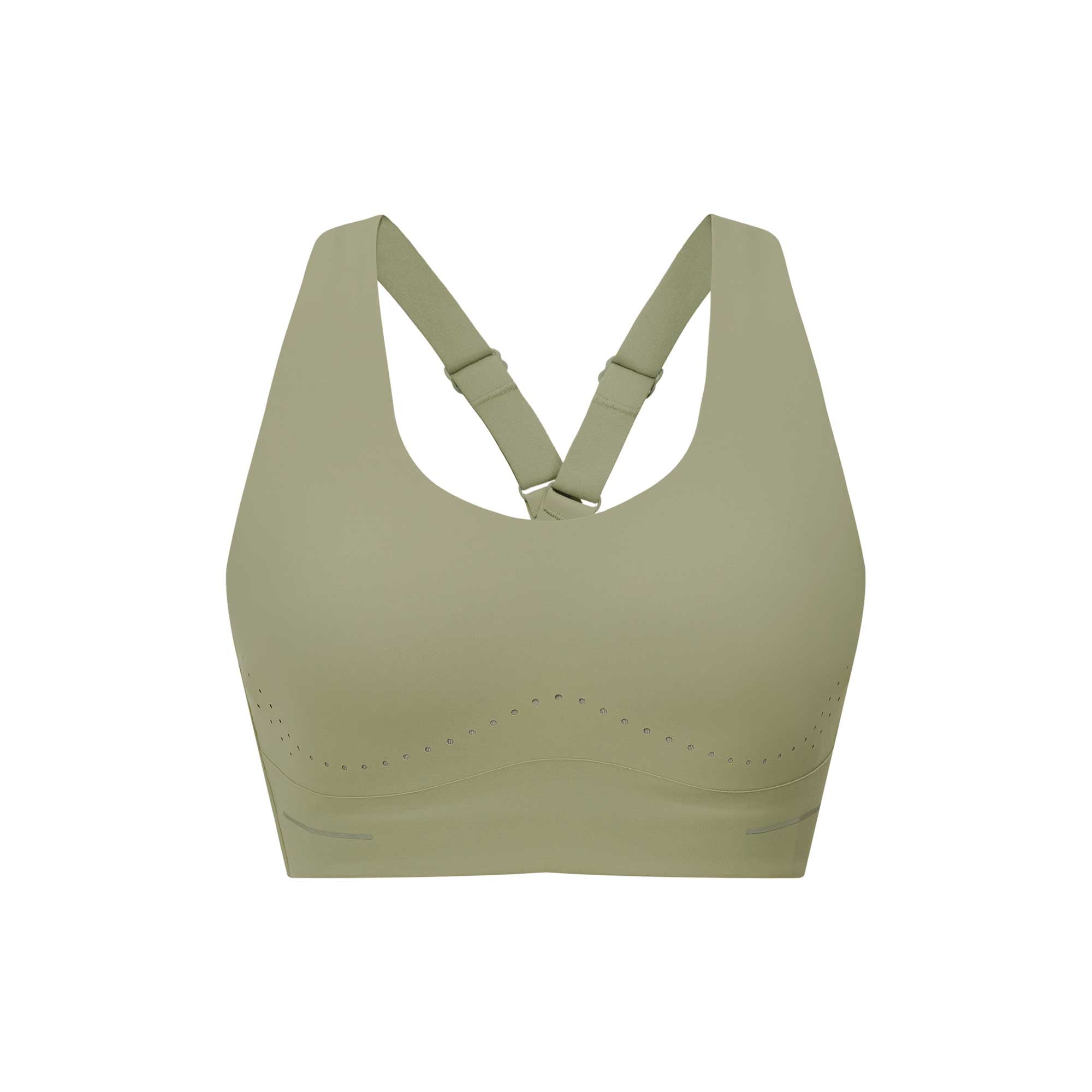 green sports bra