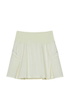 white tennis skort
