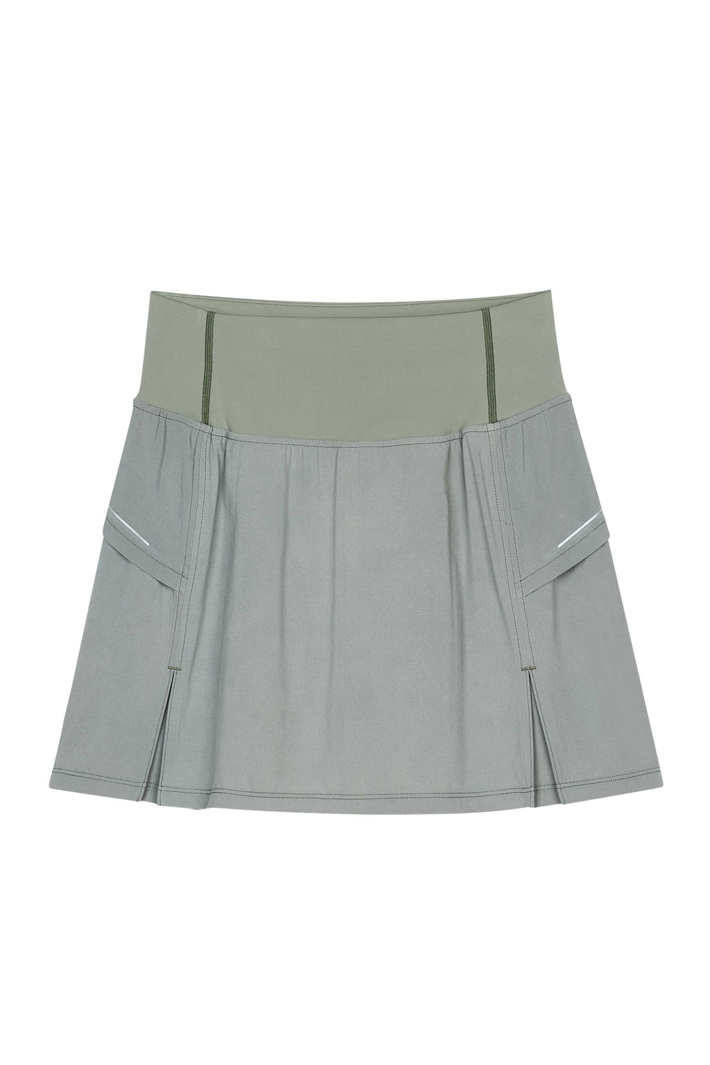 grey tennis skort