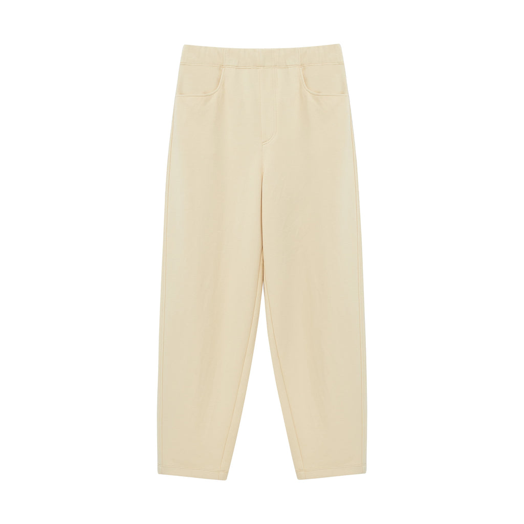 flat lay of the yellow pants