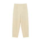 flat lay of the yellow pants