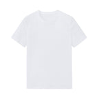 flat lay of white Tee