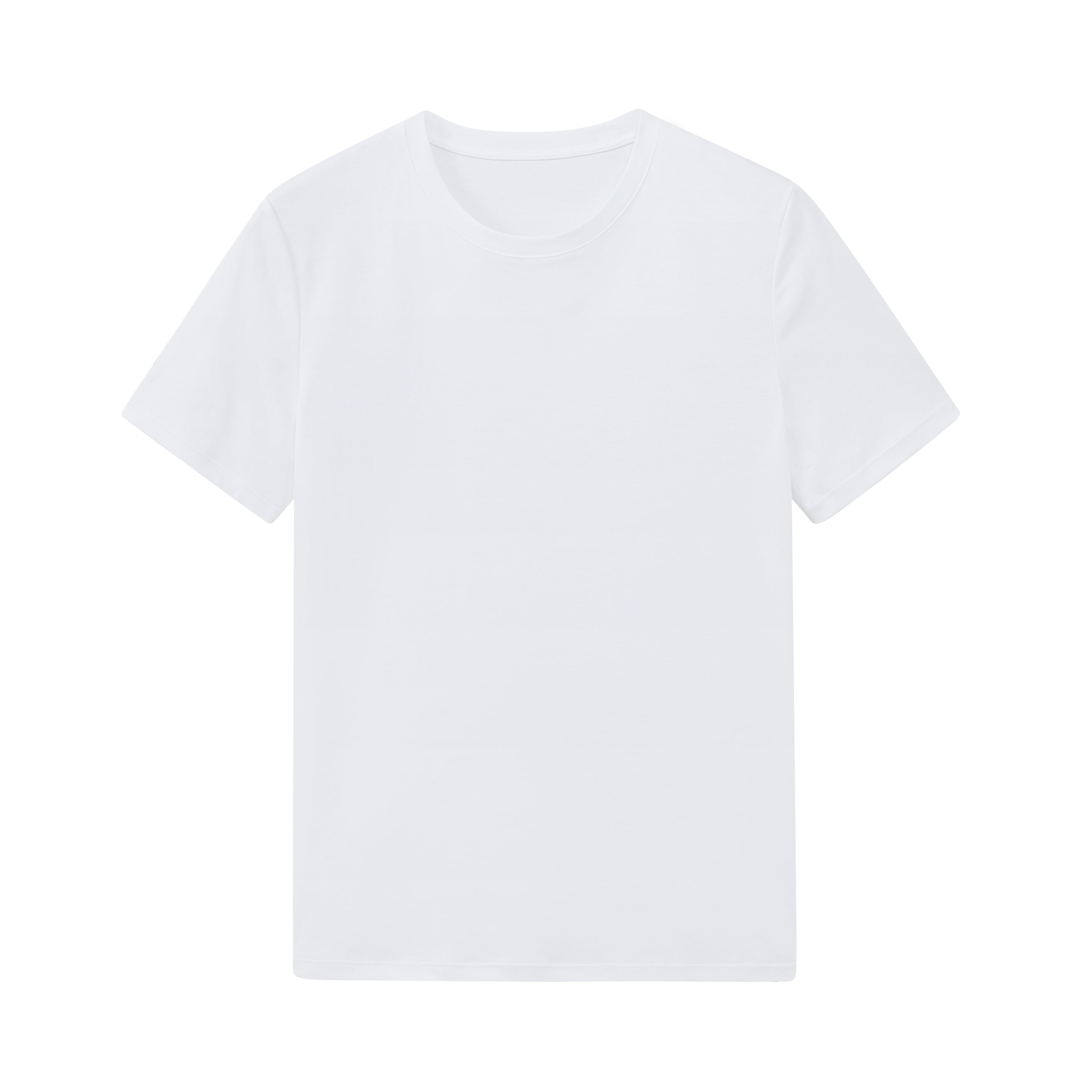 flat lay of white Tee