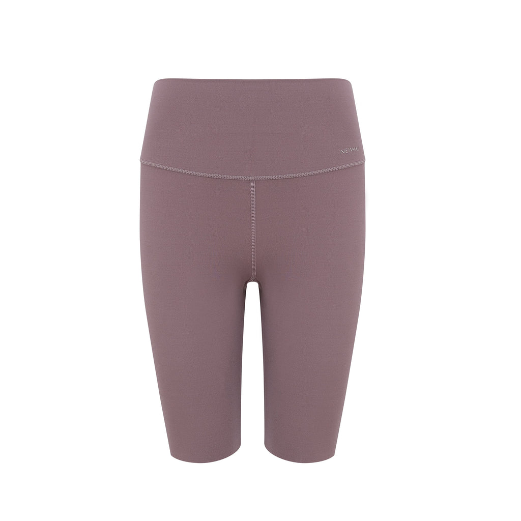 a pair of light purple biker shorts