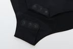 close up of bodysuit leg openings