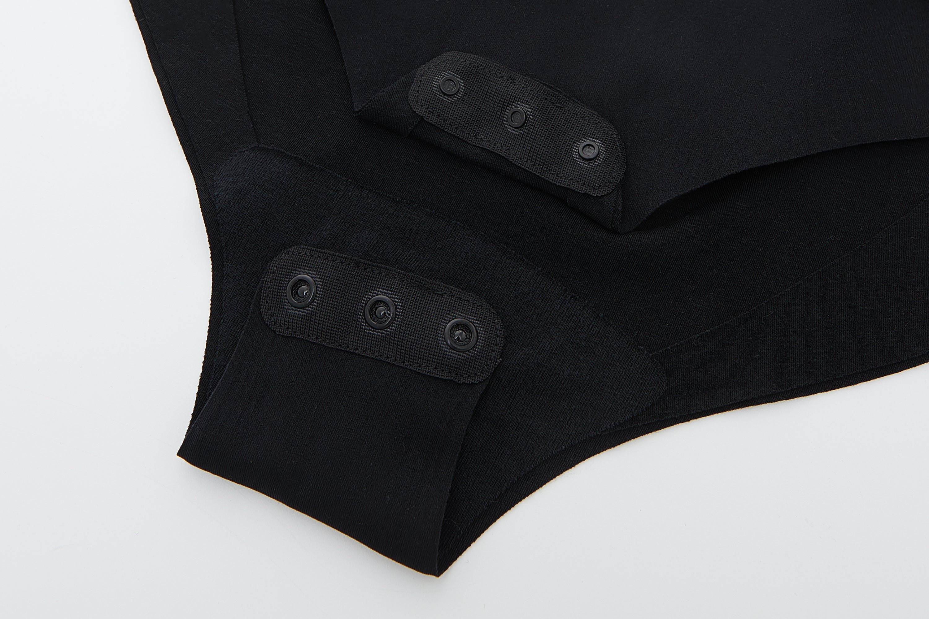 close up of bodysuit leg openings