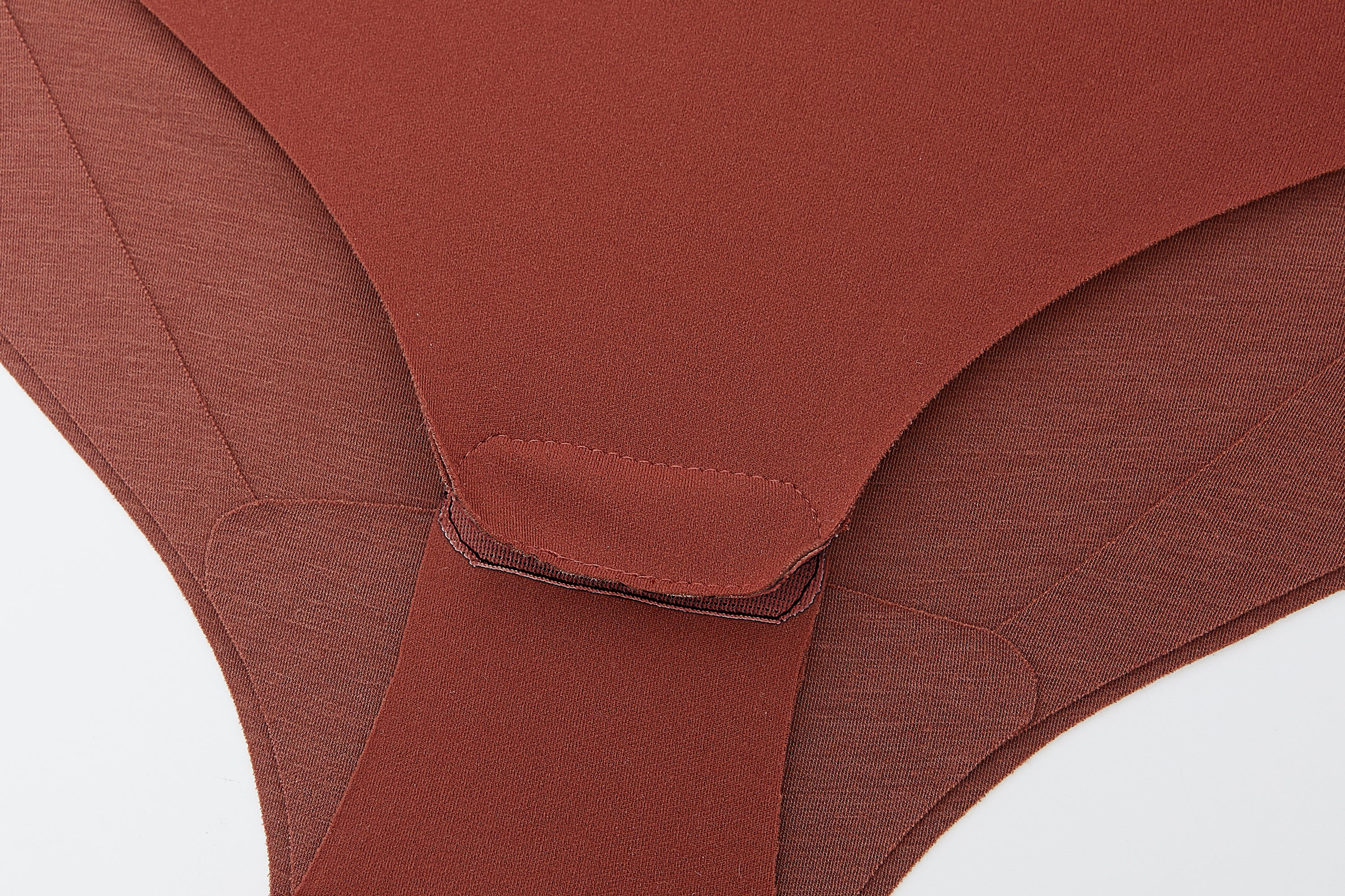 close up of bodysuit leg openings