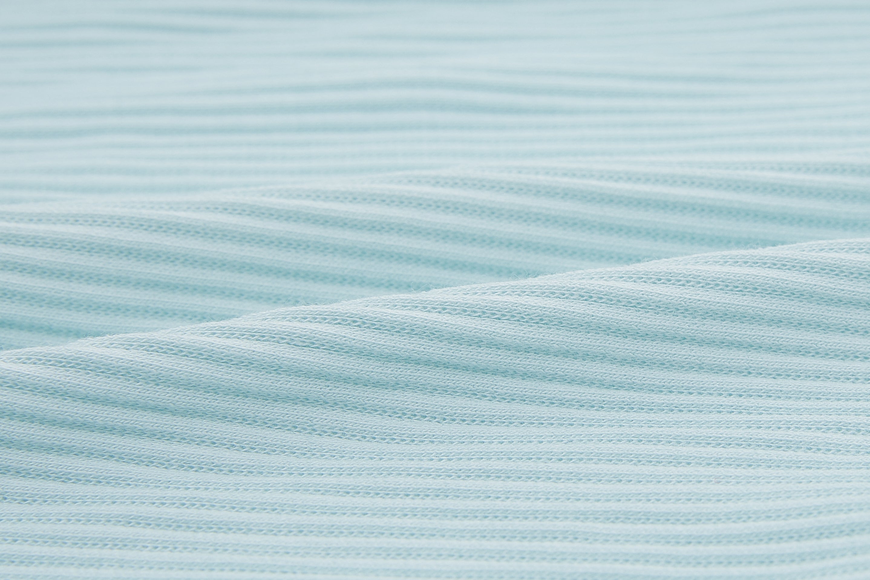 close of blue fabric