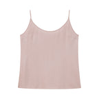flat lay of light pink camisole