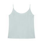 flat lay of blue blush camisole