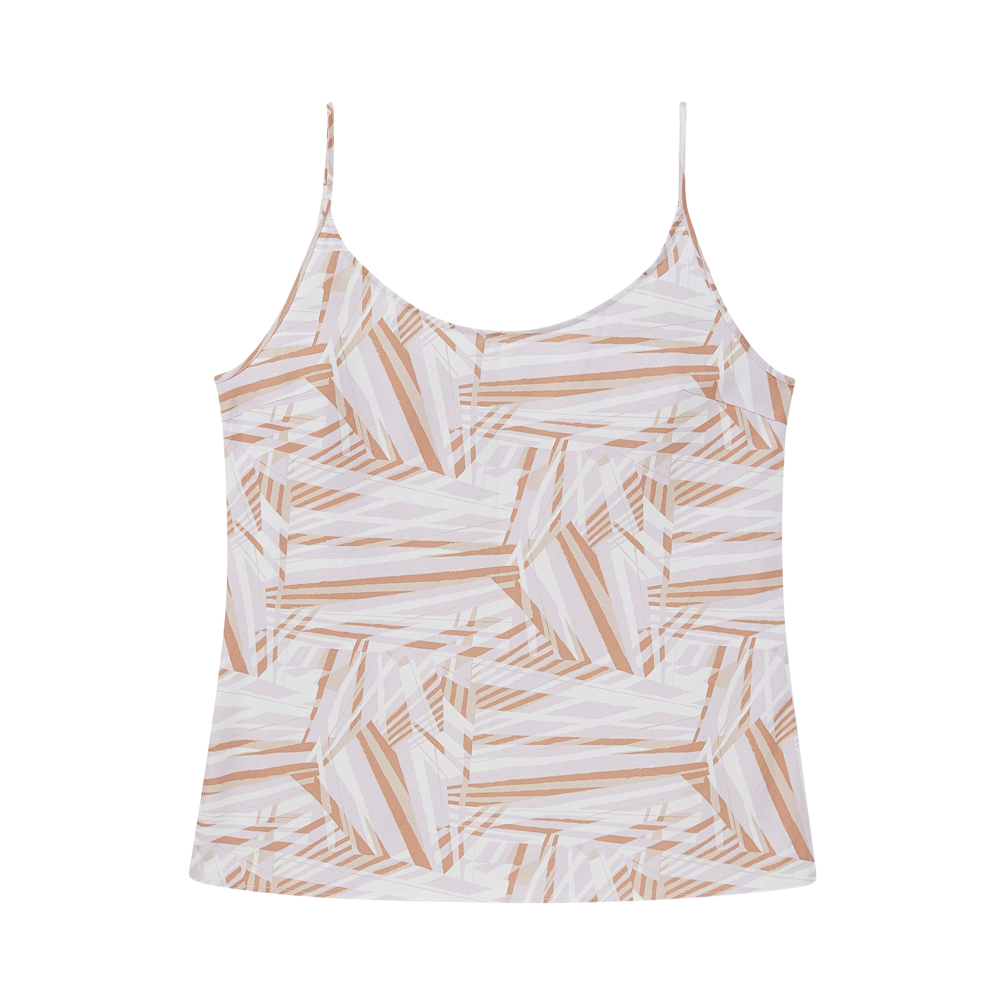 flat lay of abstract camisole