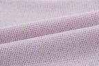 Close-up of purple short-sleeved shirt