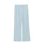 flat lay of the pale blue pants