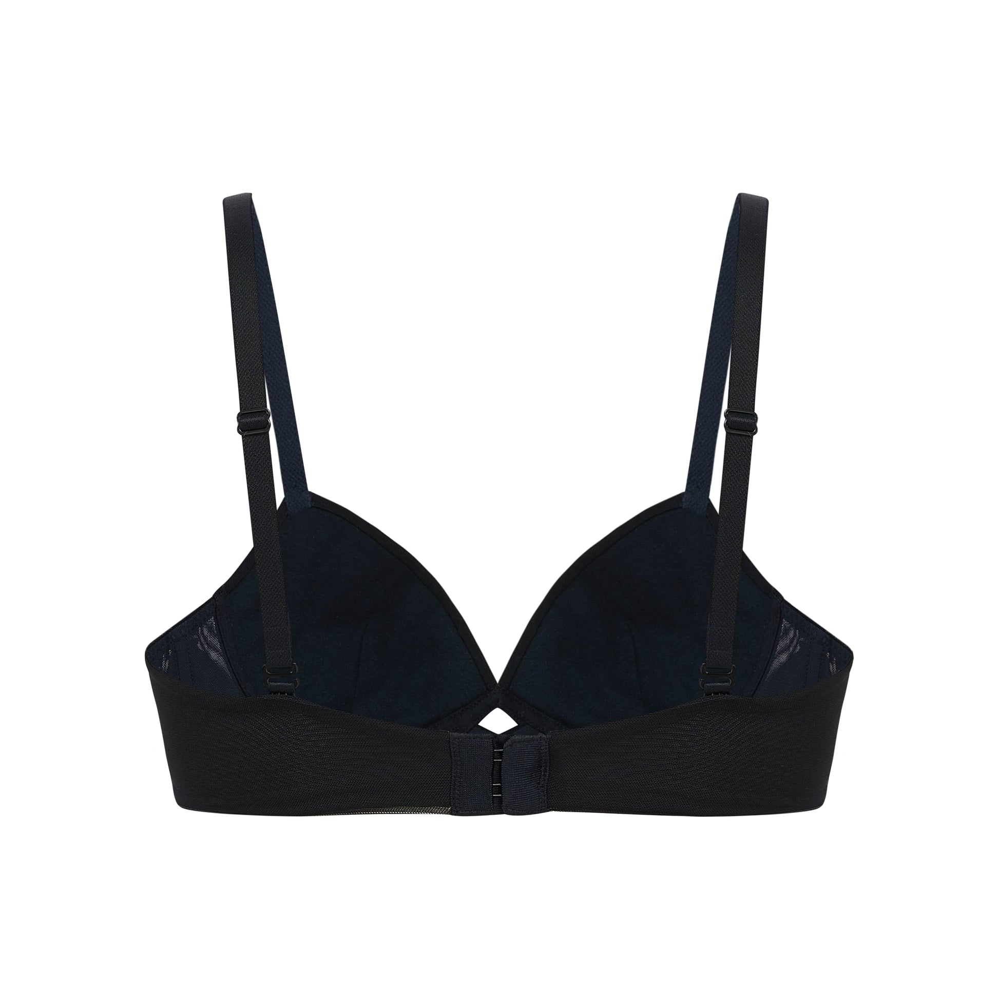 Calvin Klein Seductive Comfort w/Lace Full Coverage Unlined Bra, Black,  44DDD