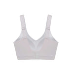 back of a light grey bra