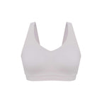 flat lay of an off white bra