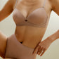 woman in tan bra and brief