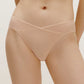 a woman wearing a nude Crossover Low Waist Brief