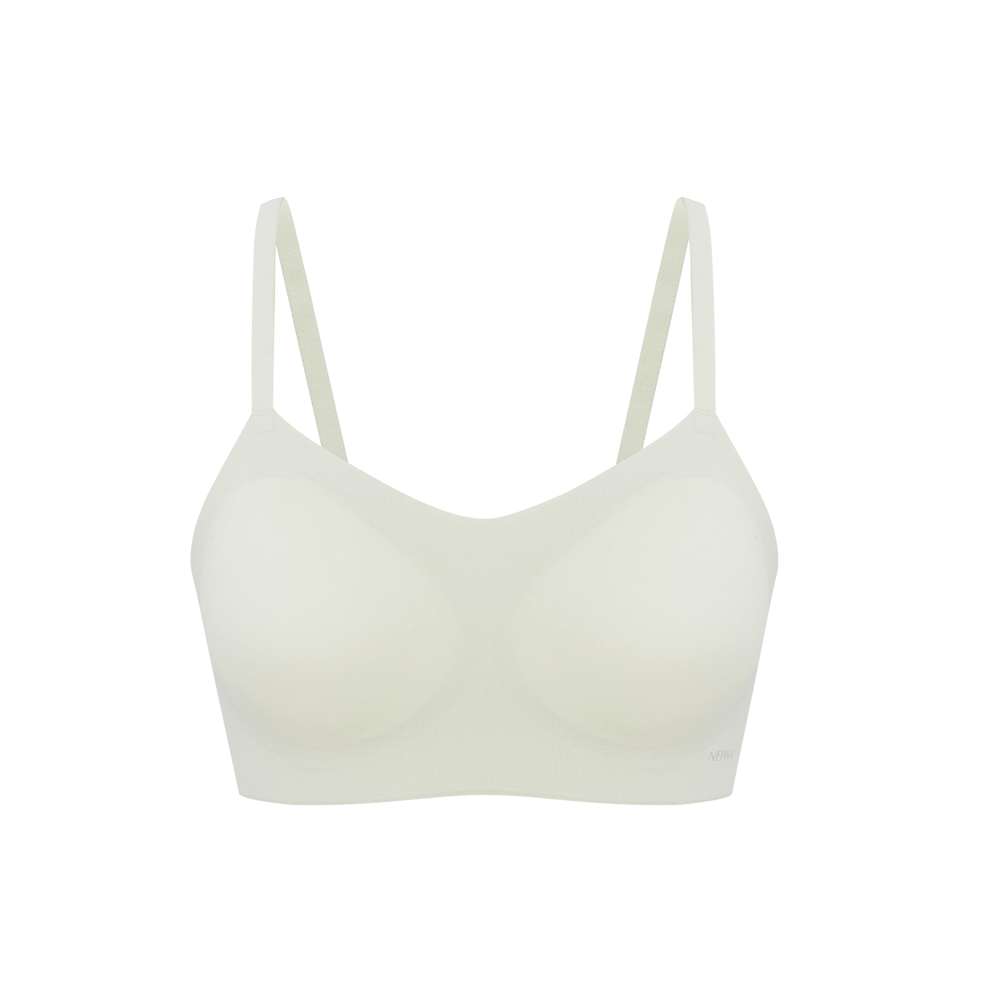 Polyamide blend bra with removable straps