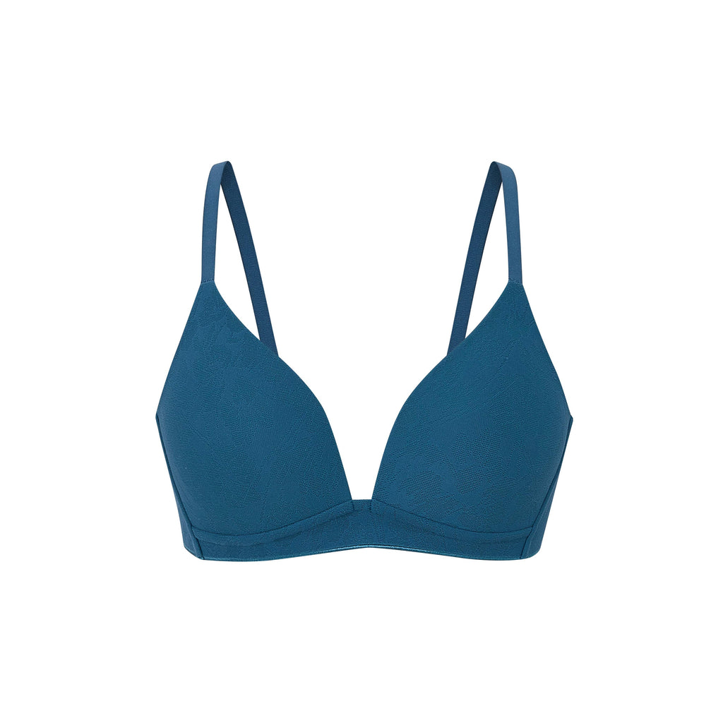 blue bra