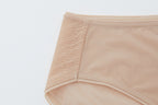 close up view of almond brief 