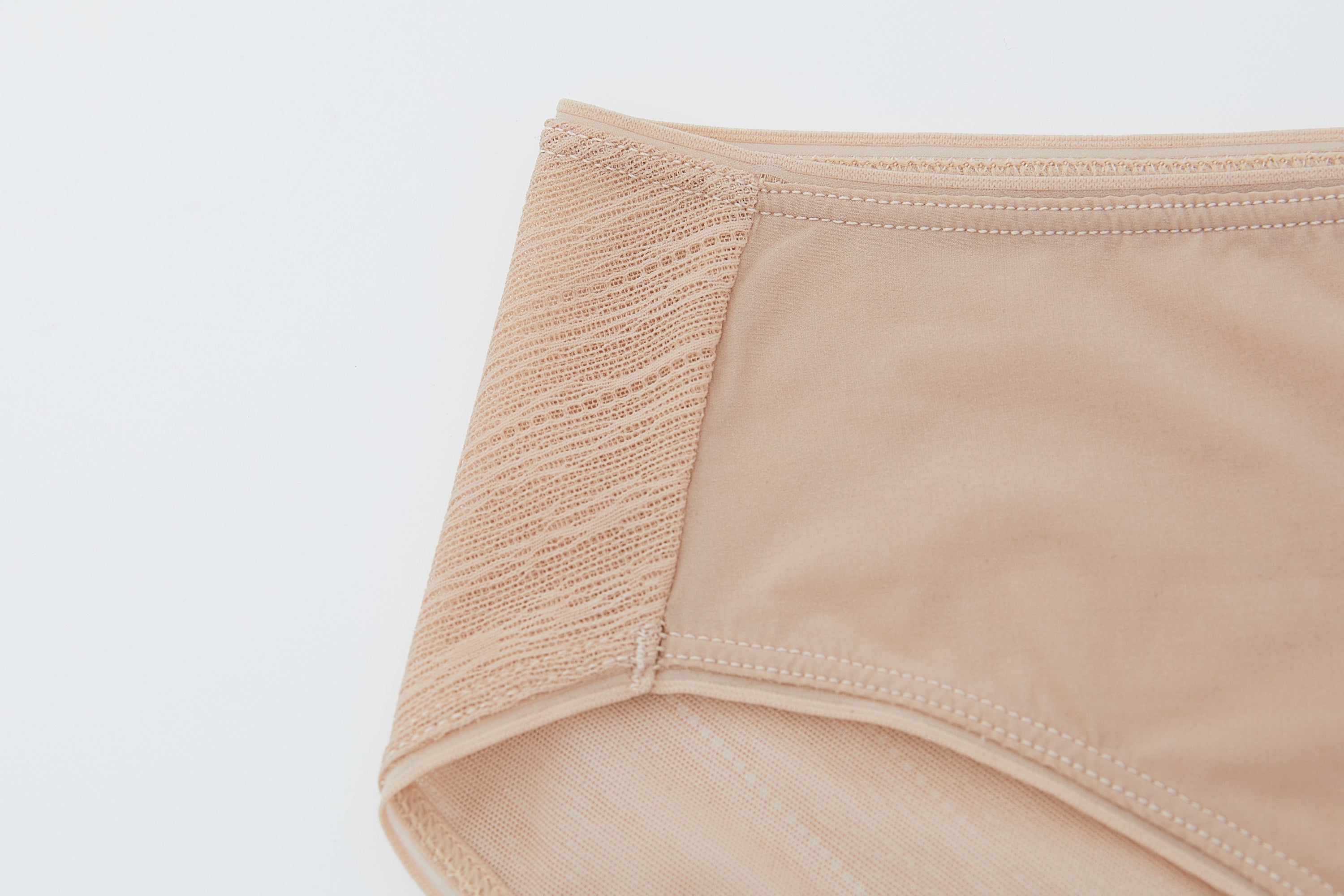 close up view of almond brief 