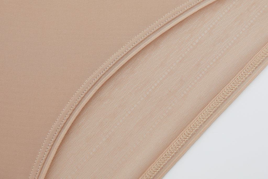 close up view of almond brief 