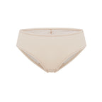 flat lay of white brief 