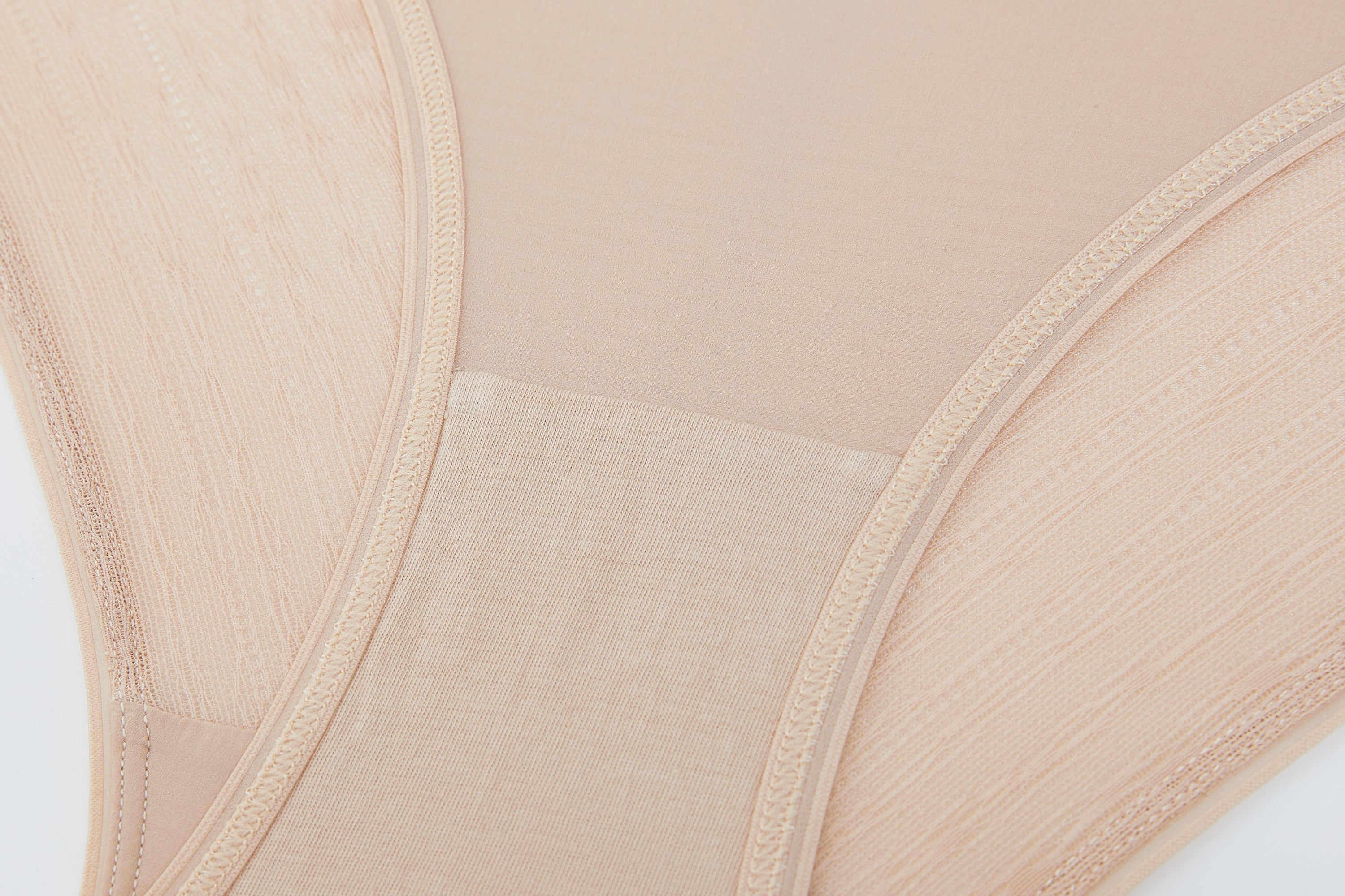close up view of almond brief 