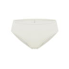 flat lay of white brief 