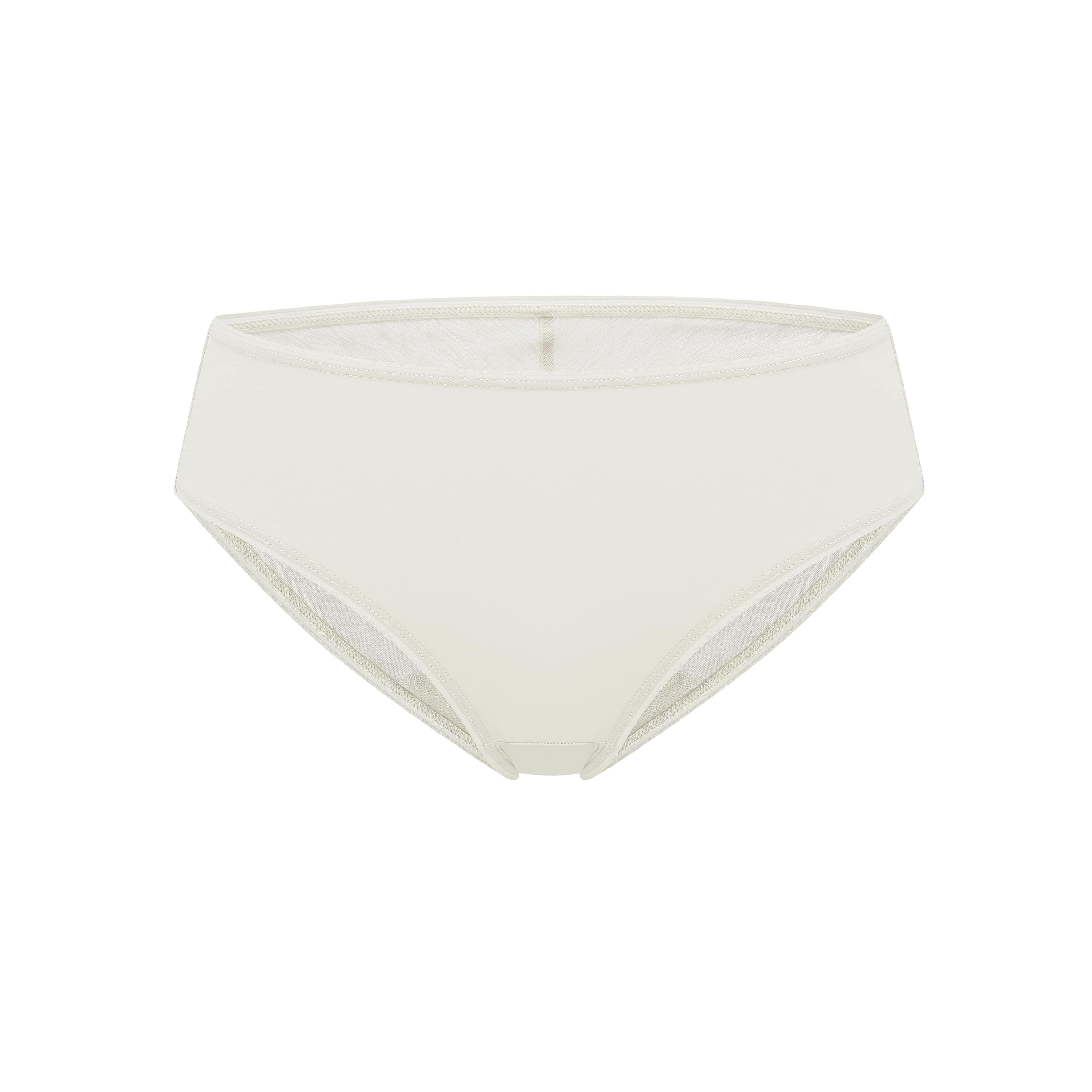 flat lay of white brief 