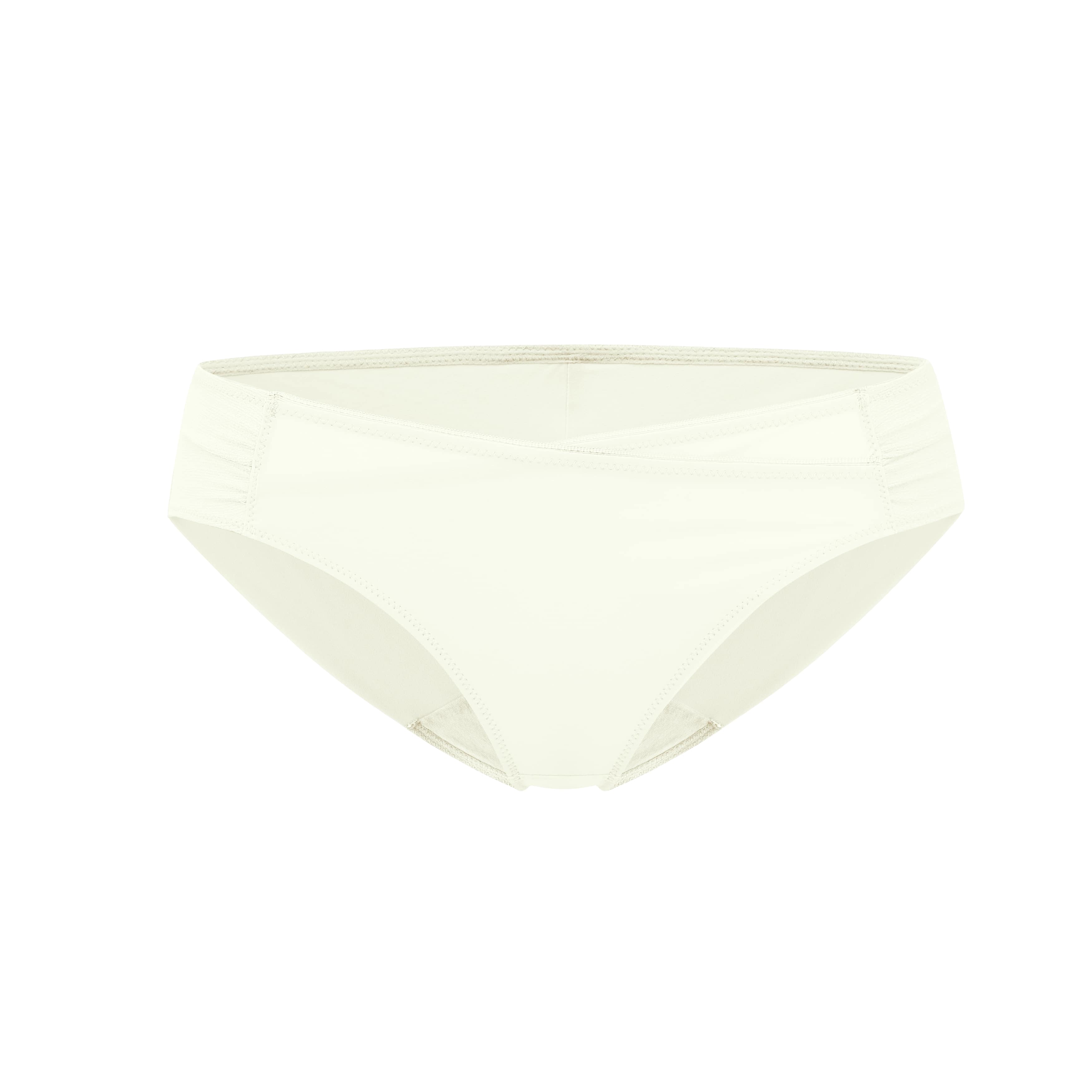 flat lay of white brief