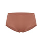 Flat lay image of rust-colored underwear