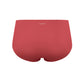 Flat lay image of back side of red underwear