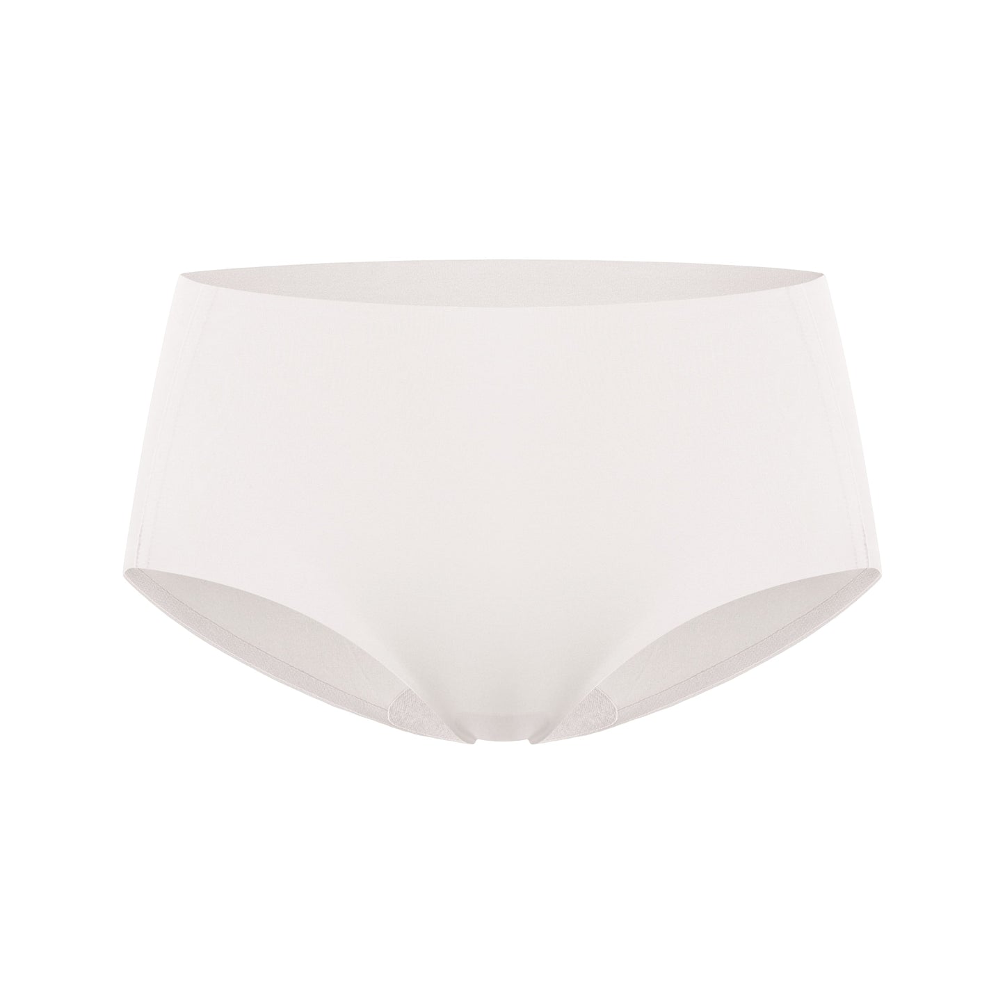 Flat lay image of white underwear