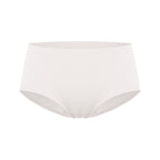 Flat lay image of white underwear