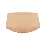 Flat lay image of tan underwear