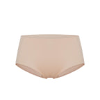Flat lay image of beige underwear