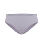 flat lay of purple brief