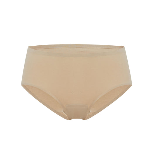 YWDJ Period Underwear Women Lingerie Solid Color Seamless Briefs Panties  Thong Underwear Beige L 